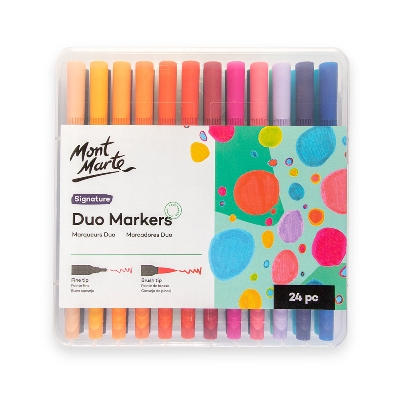 Picture of Mont Marte Duo Markers 24pc in Case