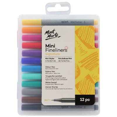 Picture of Mont Marte Mini Fineliners Pen 12pc