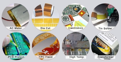 Picture of Heat Resistant Kapton Tape Heavy Working Temperature 8mm