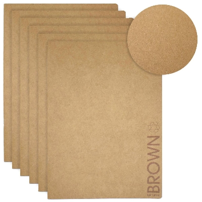 Picture of Brown paper sketch sheet A4 size 20 pcs pack