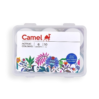 Picture of Camel Acrylic Ultra Colors - 10ml Each, 6 Shades