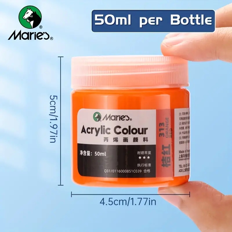 Picture of Marie's Professional Acrylic Color Set 50ml - 12 Colors