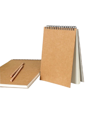 Picture of Sketch Book Made with cardtige paper Suitable for sketch oil pastel charcoal pencil fountain pen friendly A5 size