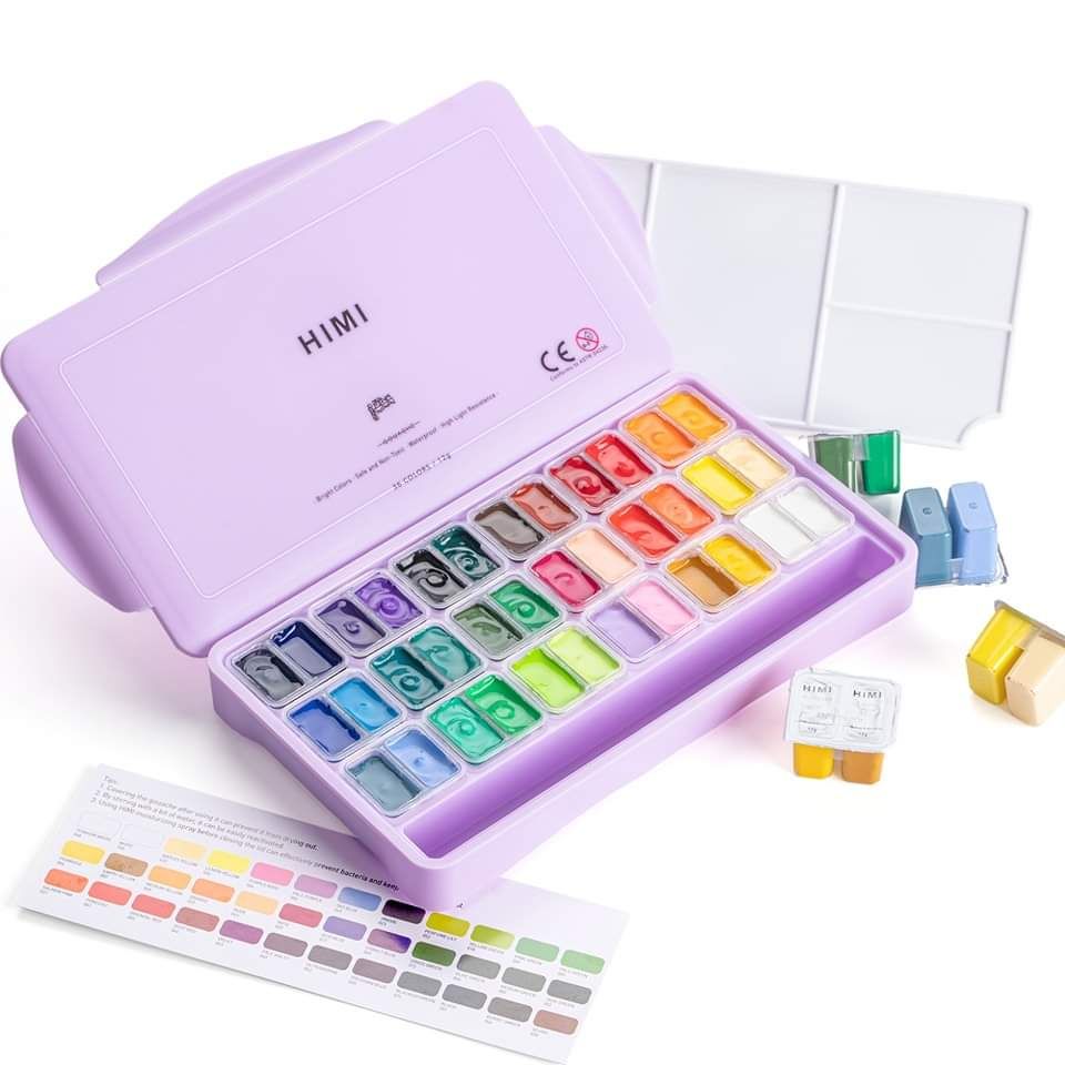Picture of Himi Gouache 12 ml 36 Colour Set
