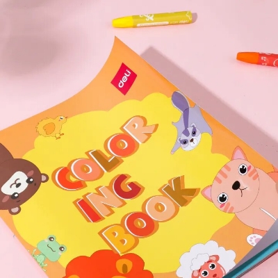 Picture of Deli EN042 Coloring Book Drawing Book For School Supplies 250*176mm,12sheets