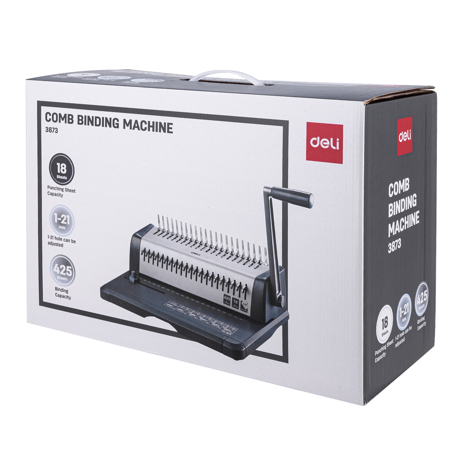 Picture of Deli E3873 Comb Binding Machine