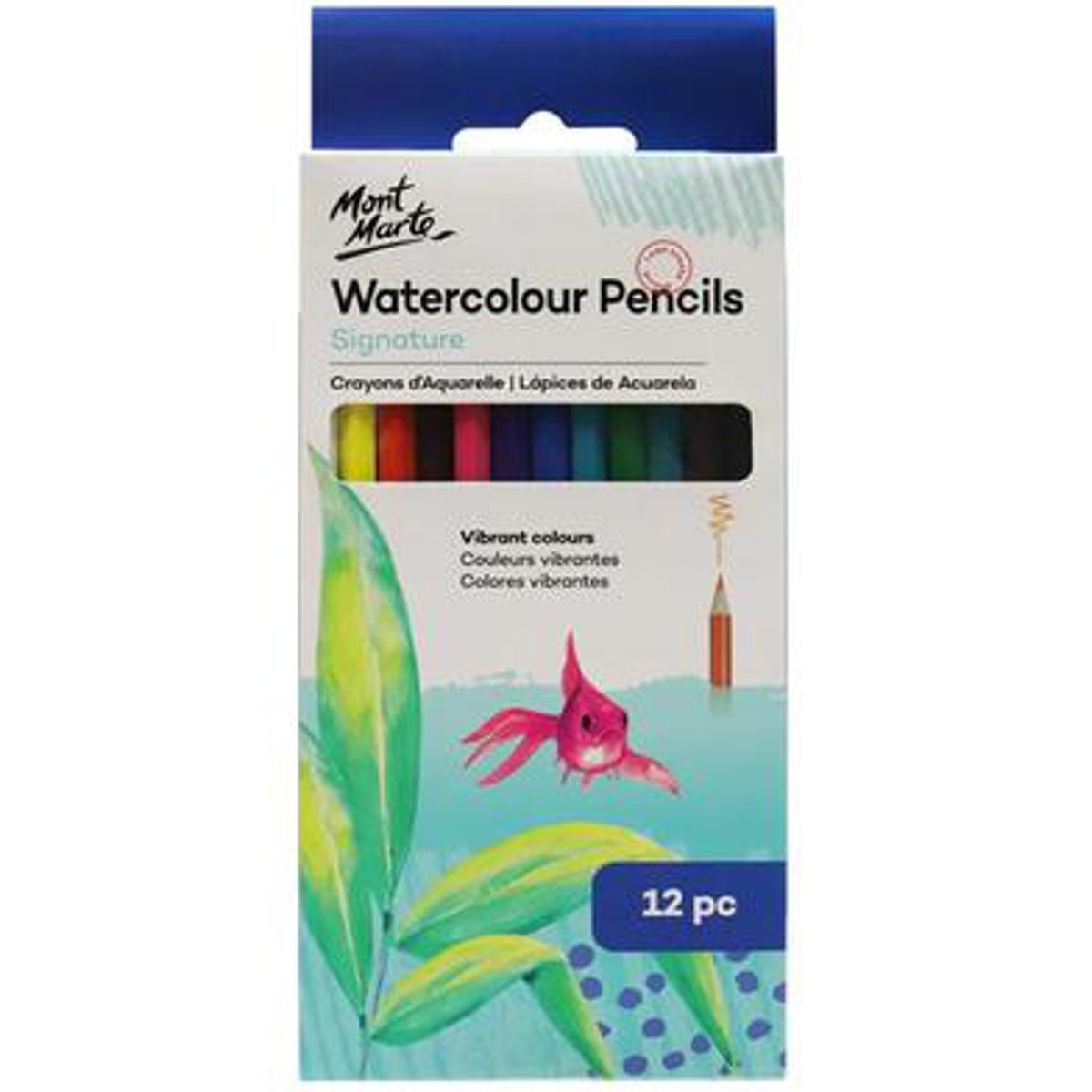 Picture of Mont Marte Water color Pencils 12 pc