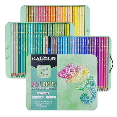 Picture of KALOUR Macaron Color Professional Colored Pencil Set 72 Pcs