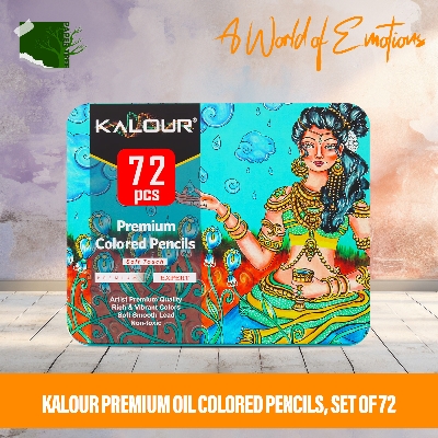 Picture of KALOUR Premium Oil Colored Pencils, Set of 72