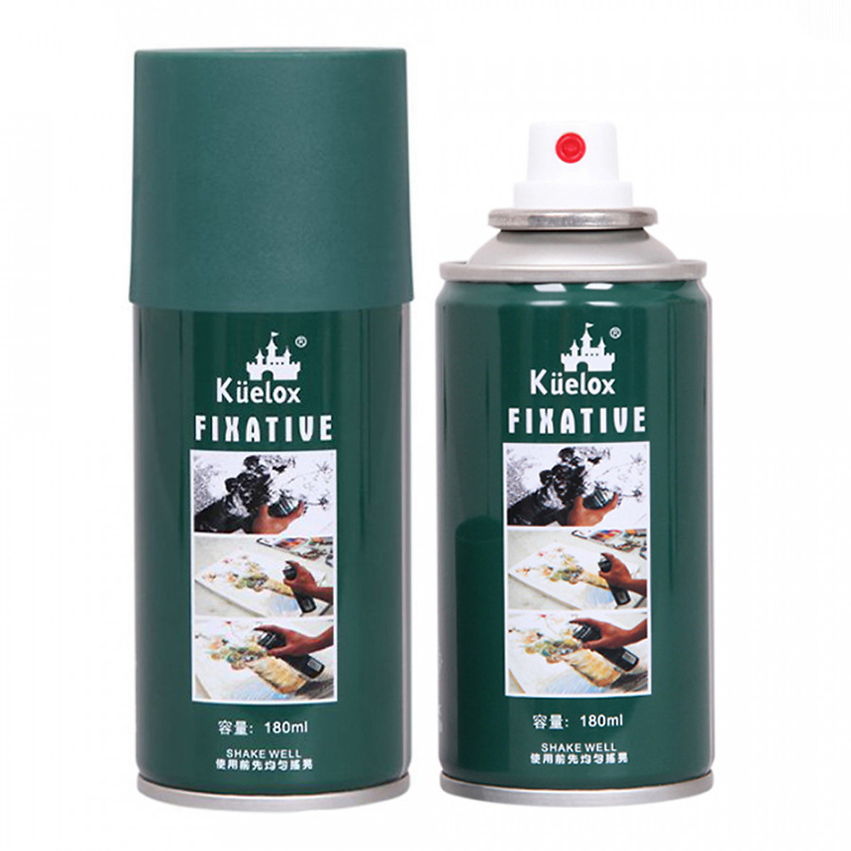 Picture of Kuelox Fixative Spray For Sketch,Charcoal, Pastel 180 ml