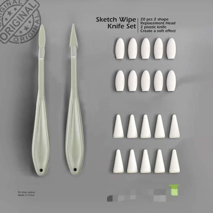 Picture of PAPERTREE Sketch Wipe set 20 pc