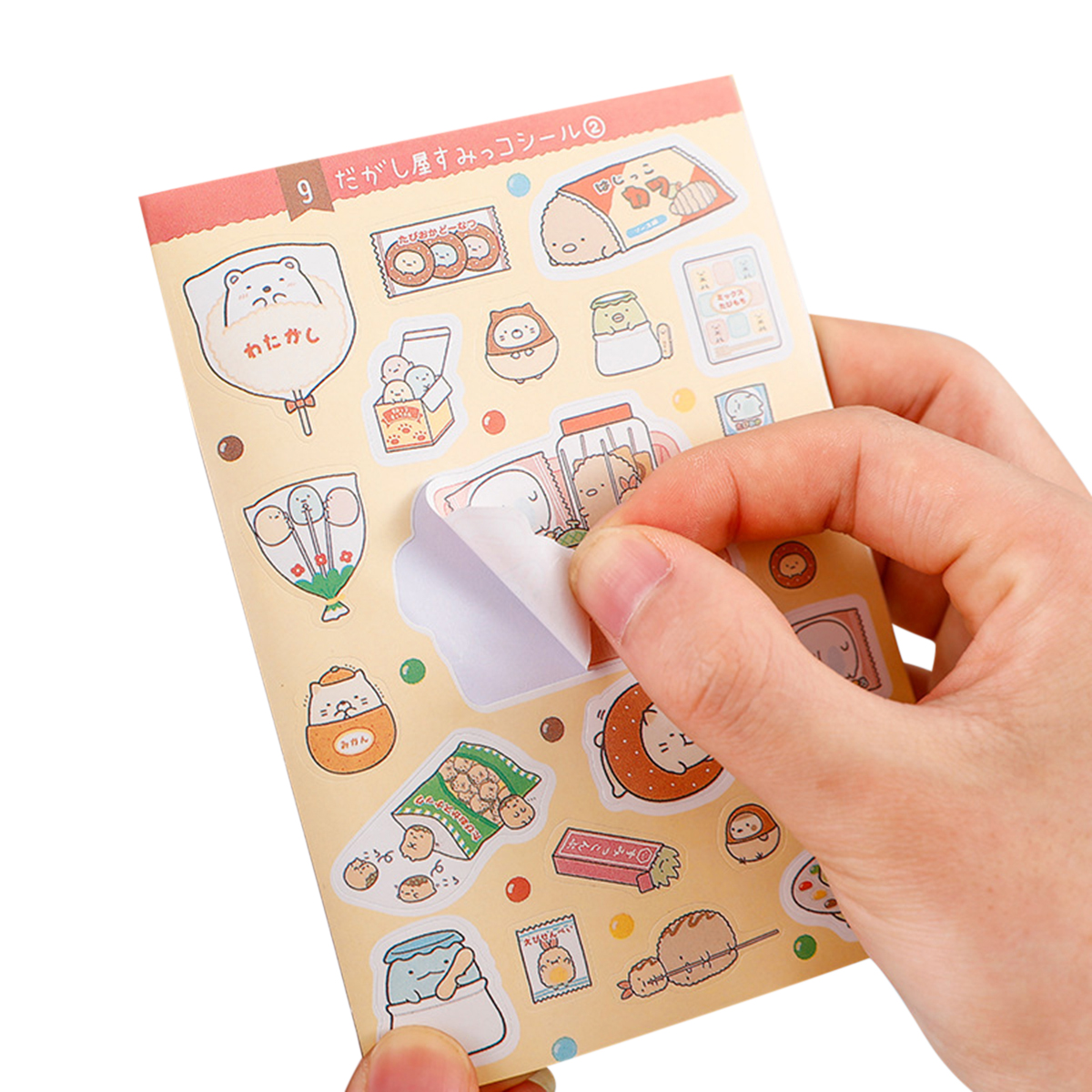 Picture of Kawaii Cute Cartoon Sticker Book Creative Hand tattoo stickers Account Decoration DIY Material Stickers aesthetic