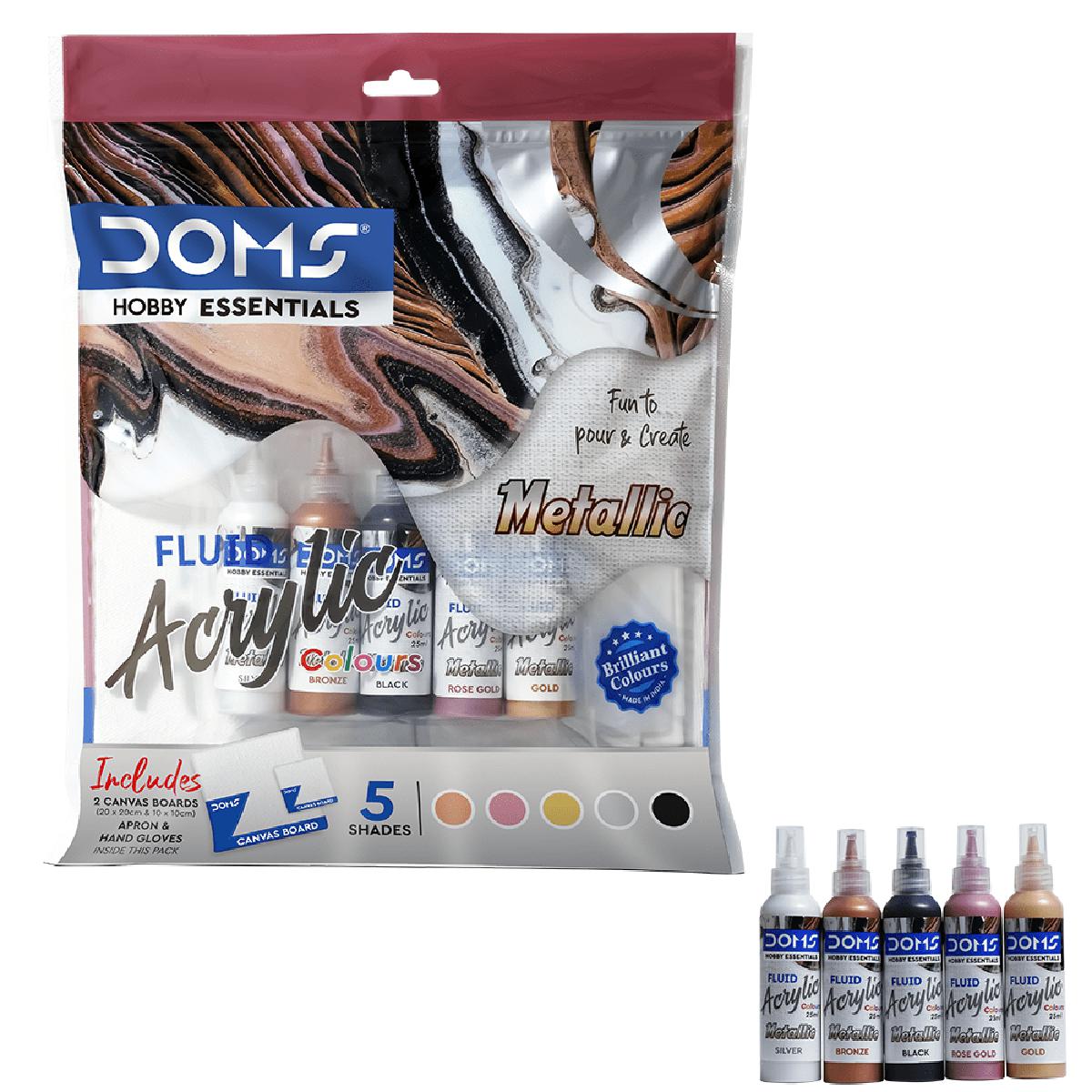 Picture of DOMS FLUID Acrylic Metallic Shades