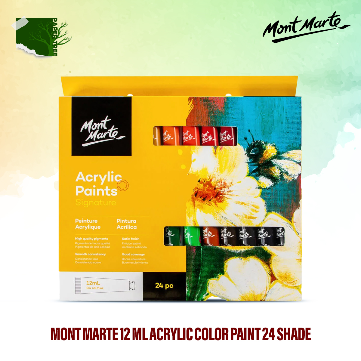 Picture of Mont Marte 12 ml Acrylic Color Paint 24 Shade