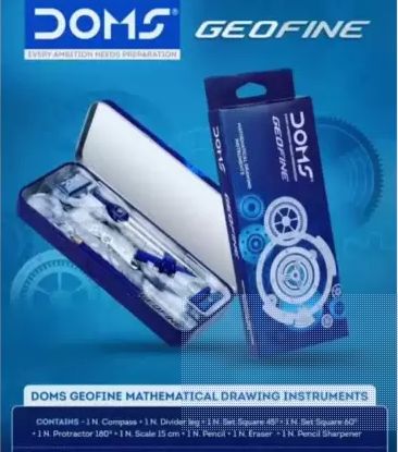 Picture of DOMS GEOFINE Geometry Box  (Light Blue)