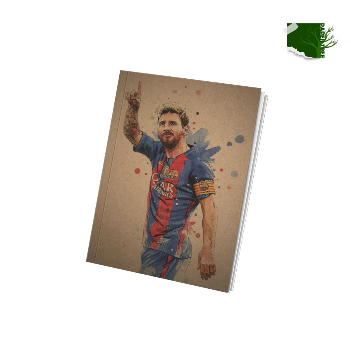 Picture of PaperTree Vintage Note Book Drawing Sketch Pad- Lionel Messi [Thanks My Supporter]
