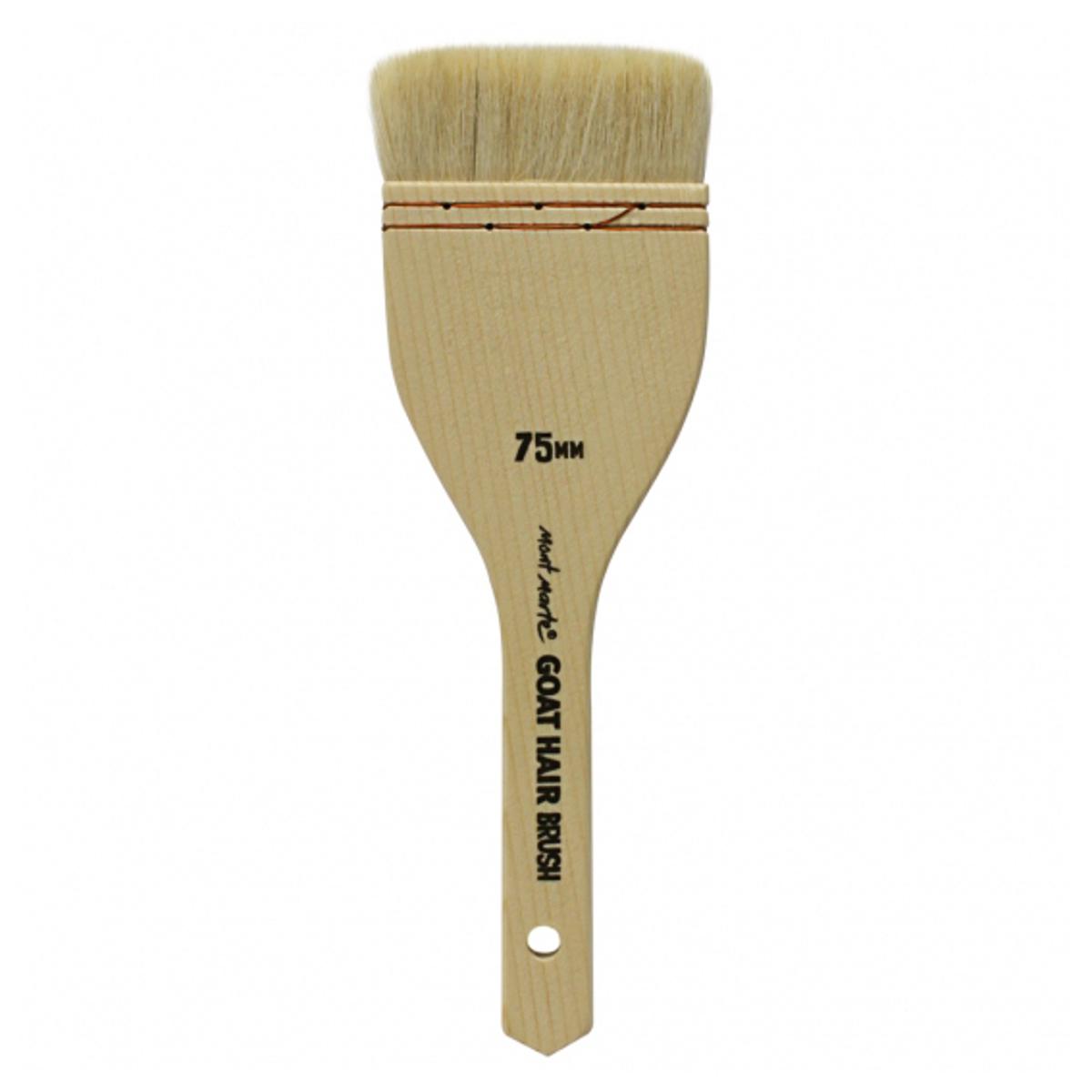 Picture of Mont Marte Goat Hair Pine Wood Brush 75mm