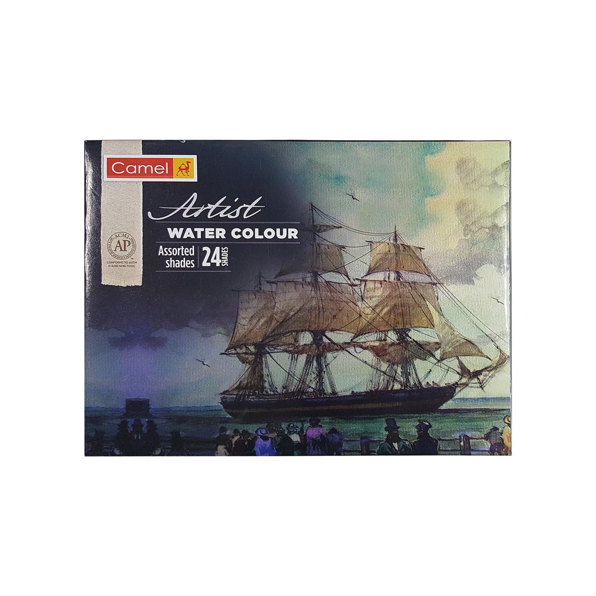 Picture of Camel Artist Quality Water Colour Box 5ml 24 Shade