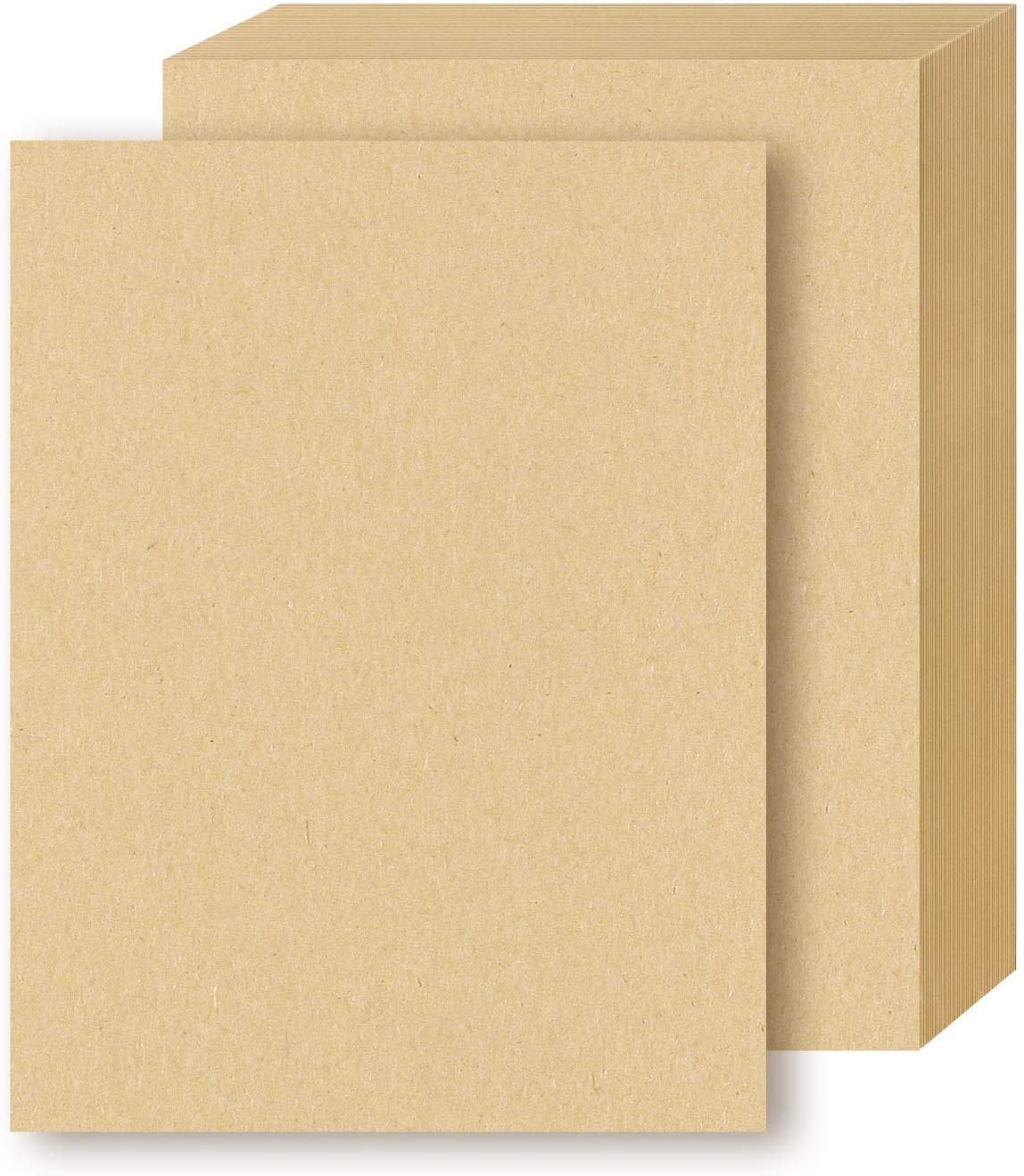 Picture of Papertree Kraft Paper Sheets 110 GSM A4 Sized Brown Stationery Paper for Arts, Crafts, and Office Use, Invitation, Postcard, Letter (20 SHEETS)