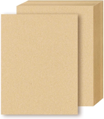 Picture of Papertree Kraft Paper Sheets 110 GSM A4 Sized Brown Stationery Paper for Arts, Crafts, and Office Use, Invitation, Postcard, Letter (20 SHEETS)