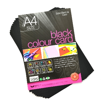 Picture of Black Art Card For Multi purpose use A4 size 10 pcs