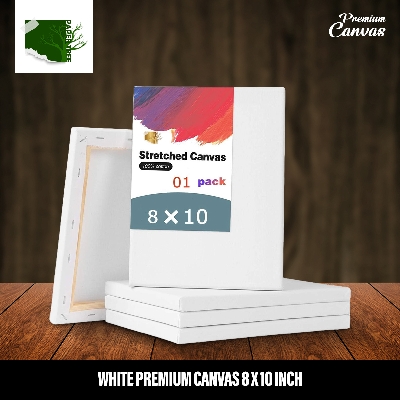 Picture of White Premium Canvas 8 X 10 inch