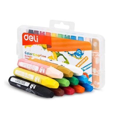 Picture of Deli EC20104 Oil Pastel 12 Color