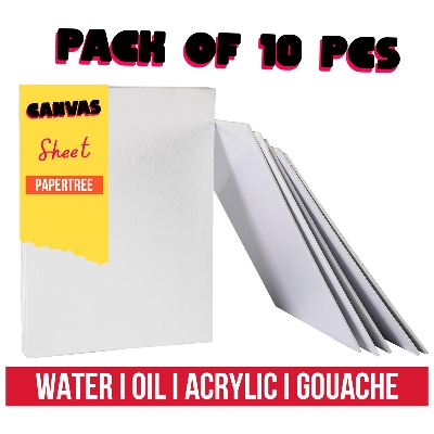 Picture of White Canvas Sheet 10 Pcs