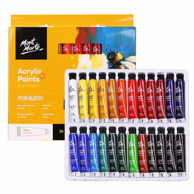 Picture of Mont Marte Acrylic Paint Set 12 ML -  24 colours