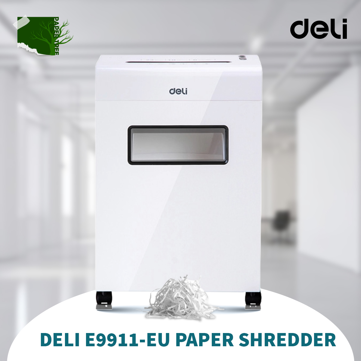 Picture of Deli E9911-EU Paper Shredder(White)