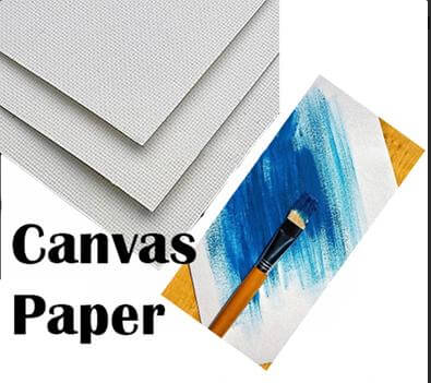Picture of Mini Canvas Paper | Mini Water & Acrylic Color Paper | 4x4 inch Pack of 10 Pcs