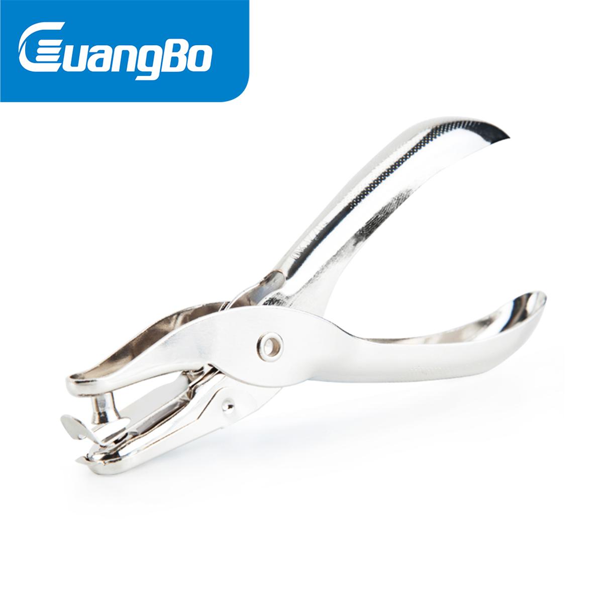 Picture of Metal Hand Holding Hole Punch,one hole hand punch