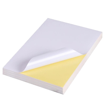 Picture of Papertree Matte Sticker Printer Paper for Photos, Drawing, Arts & Crafts - Self Adhesive Address Label Paper for Inkjet & Laser Printer pack of 50 sheets