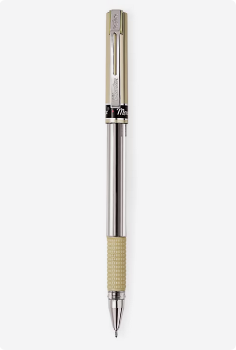 Picture of Montex 0.7mm Fine Tip Activa Black Ink Ballpoint Pens Acupressure Grip Non-Stop Write