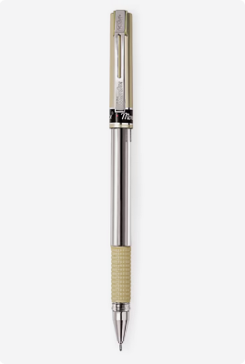 Picture of Montex 0.7mm Fine Tip Activa Black Ink Ballpoint Pens Acupressure Grip Non-Stop Write
