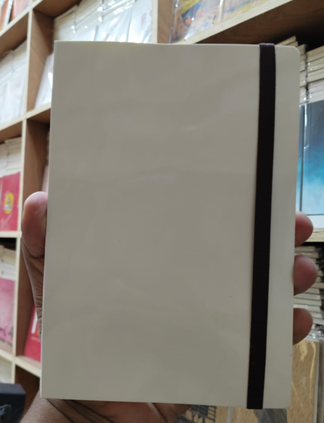 Picture of Daily Journal sketch Book Black Notebook with Elastic Band