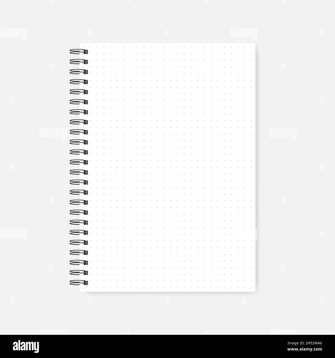 Picture of Papertree Spiral Sketch Notebook Black Cover White Blank Paper Wirebound