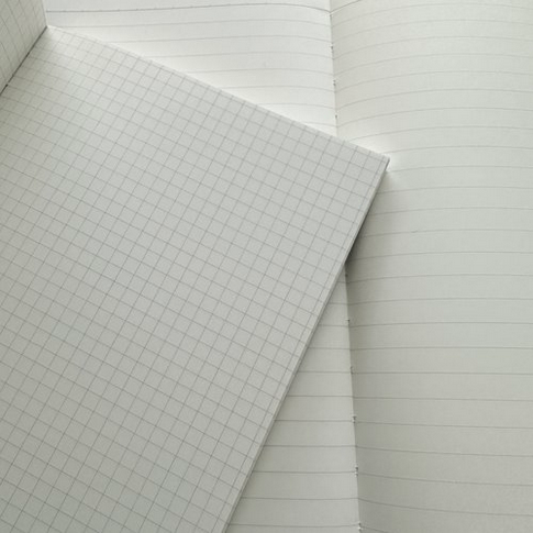 Picture of Papertree Spiral Sketch Notebook Black Cover White Blank Paper Wirebound