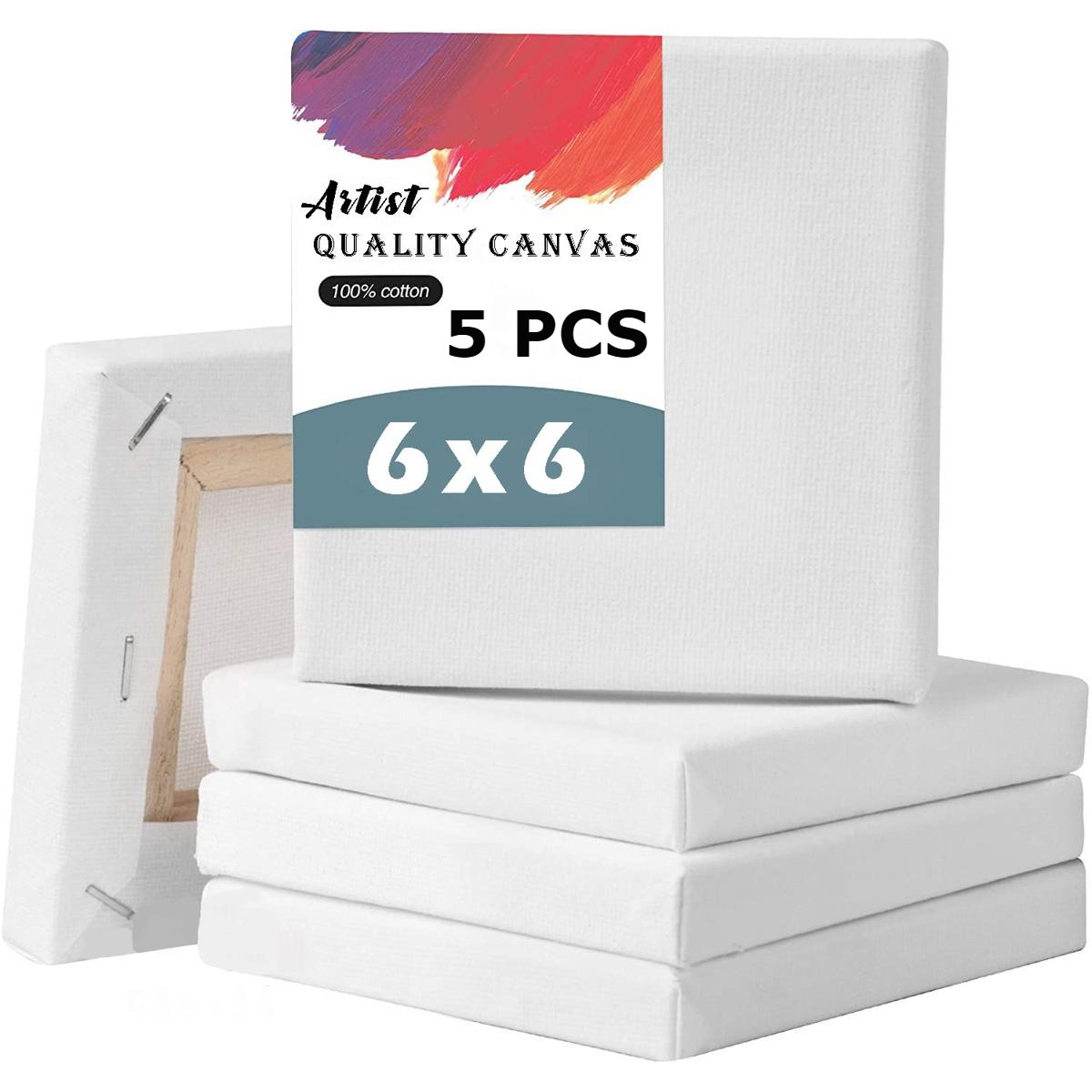 Picture of Premium White Canvas 6x6 iNCH Combo Pack