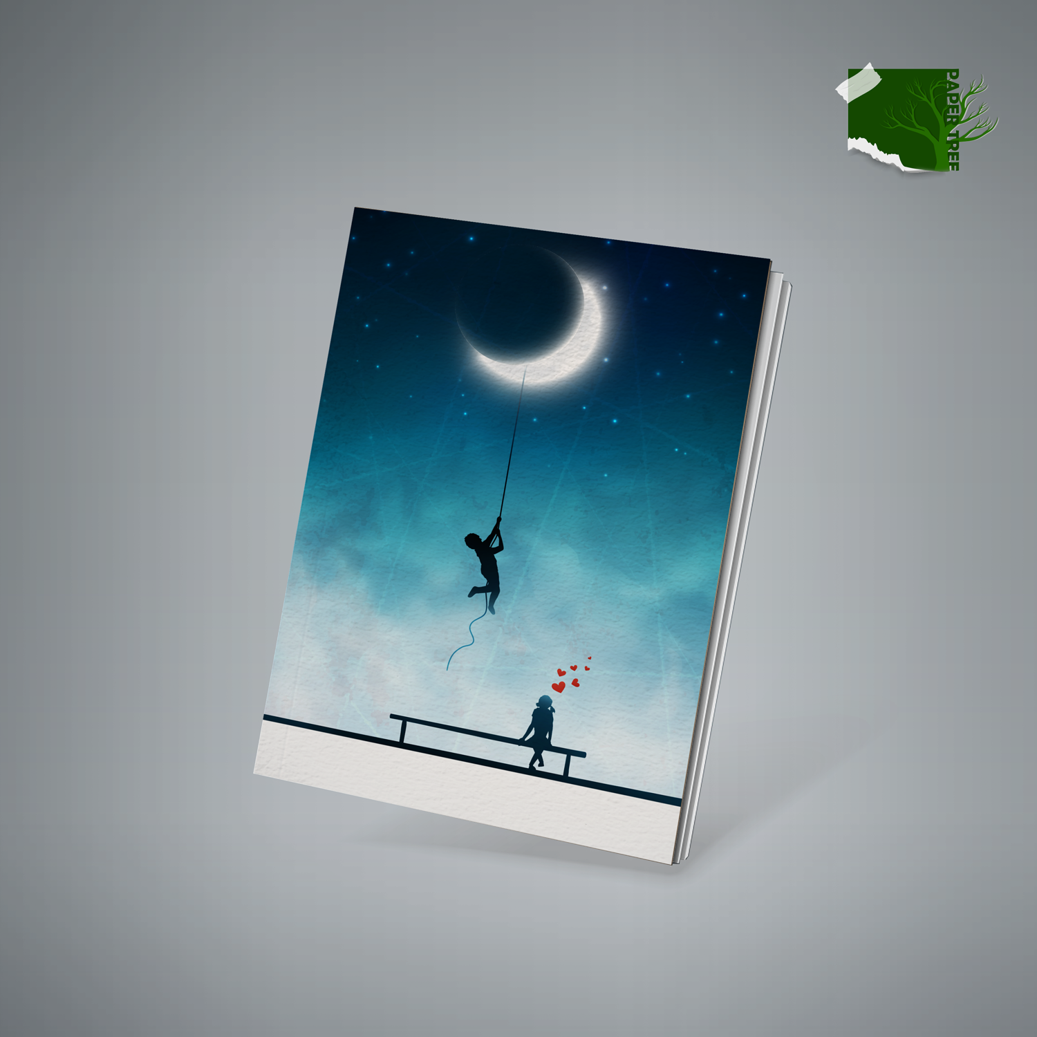 Picture of Papertree Rulled Note Book A5 Size Cream white Paper Colorful cover