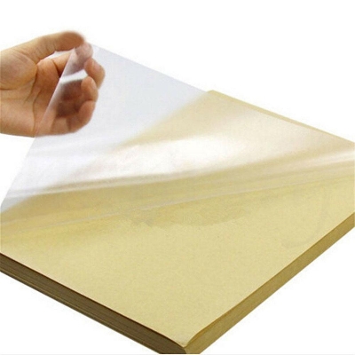 Picture of A4 Transparent  Clear Sticker Paper for Laserjet  Inkjet  Transparent Glossy Waterproof Label Strong Adhesive sticker paper