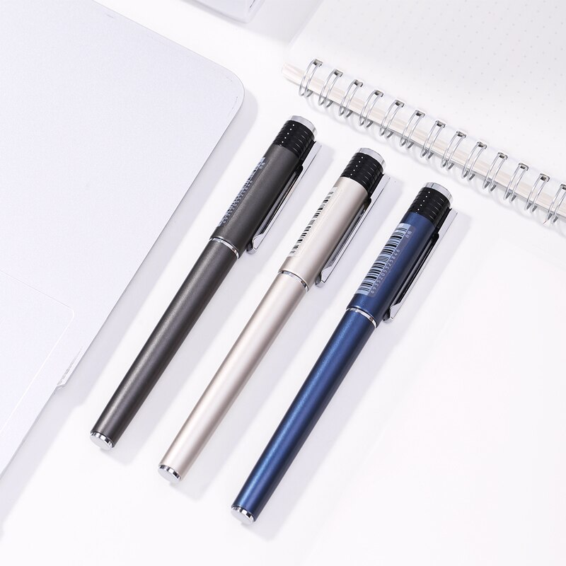Picture of Deli ES19 Office Gel Pen Black 12 Pcs & 01 Pcs