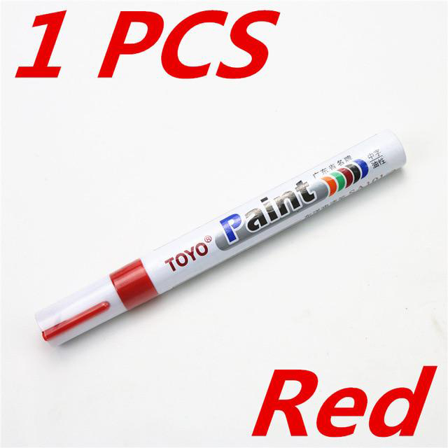 Picture of Toyo Paint Marker Permanent Paint Markers Oil Based Paint Pens, Medium Tip, Waterproof Paint Marker set for Rocks, Wood, Metal, Plastic, Glass, Mugs, DIY Craft, Touch Up Paint Pen