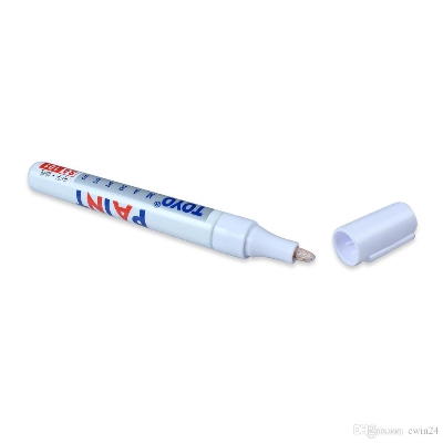 Picture of Toyo Paint Marker Permanent Paint Markers Oil Based Paint Pens, Medium Tip, Waterproof Paint Marker set for Rocks, Wood, Metal, Plastic, Glass, Mugs, DIY Craft, Touch Up Paint Pen