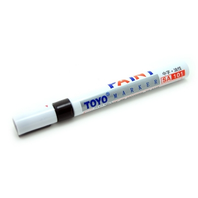 Picture of Toyo Paint Marker Permanent Paint Markers Oil Based Paint Pens, Medium Tip, Waterproof Paint Marker set for Rocks, Wood, Metal, Plastic, Glass, Mugs, DIY Craft, Touch Up Paint Pen