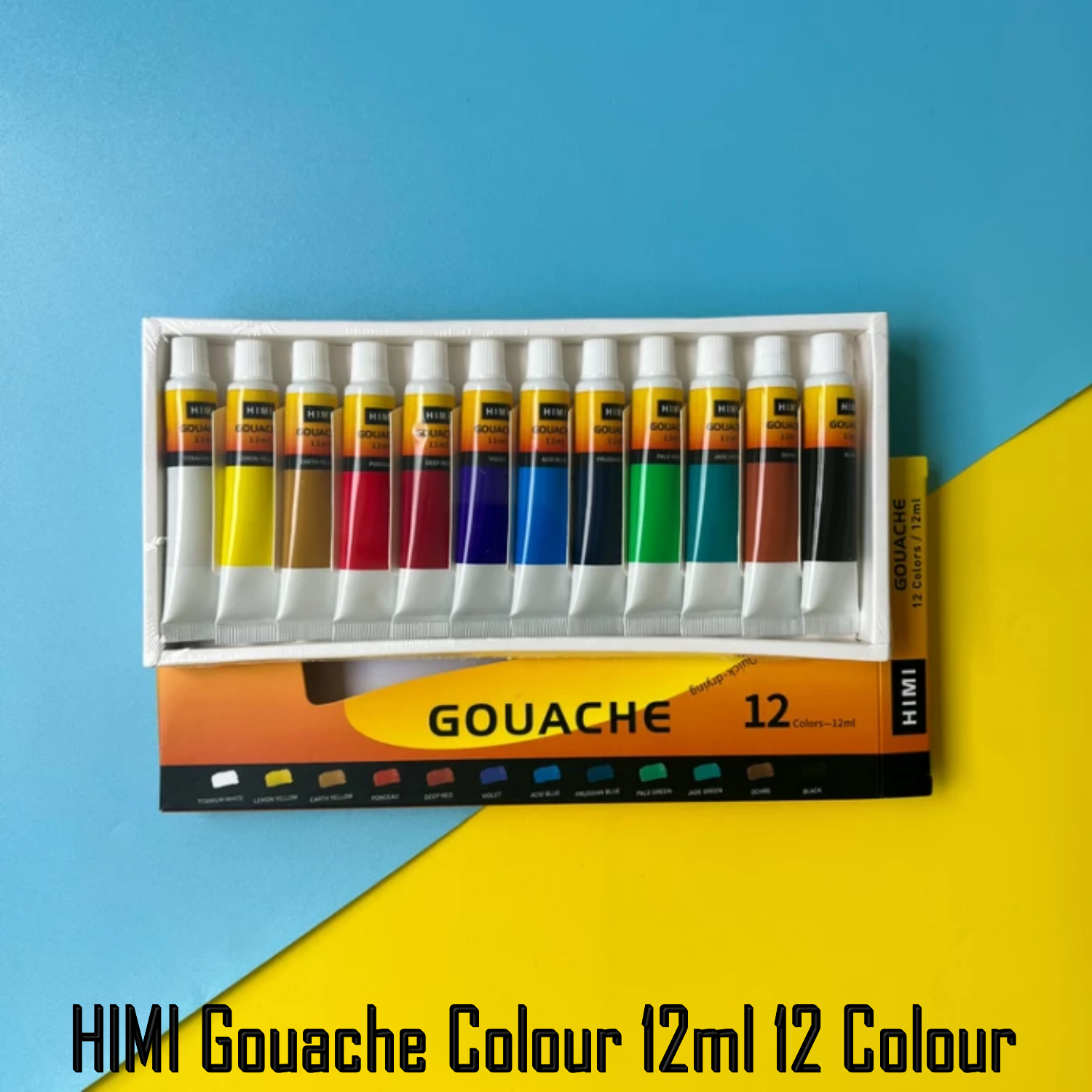 Picture of HIMI MiYA Gouache Paint Tubes Set 12ml Tube (12ps, 18ps, 24ps, 36ps)