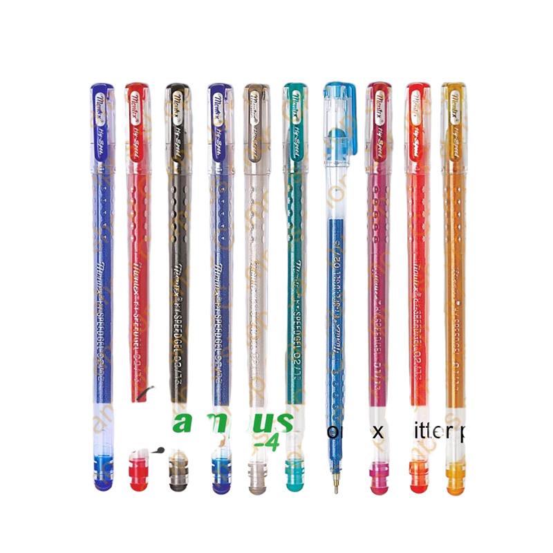 Picture of Montex Hi-Speed Glitter Pen (10 Colors) - Mechanical Pencil