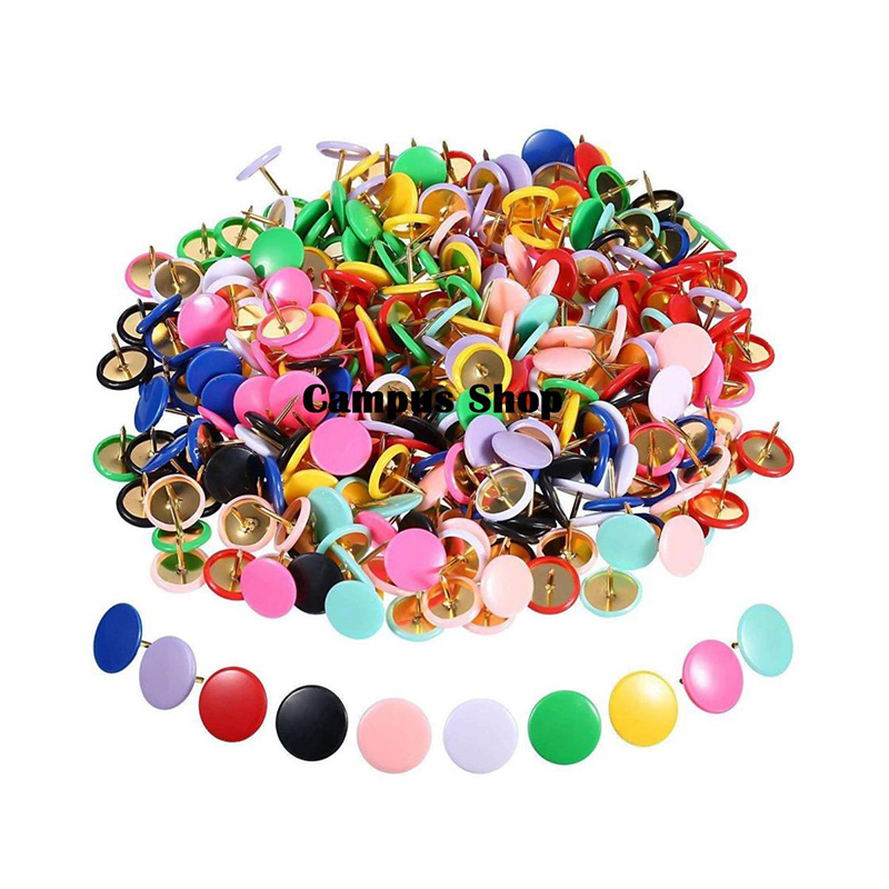 Picture of Map Thumb Tacks Office Push Pins For Cork Board, Notice Board - 25 Pcs