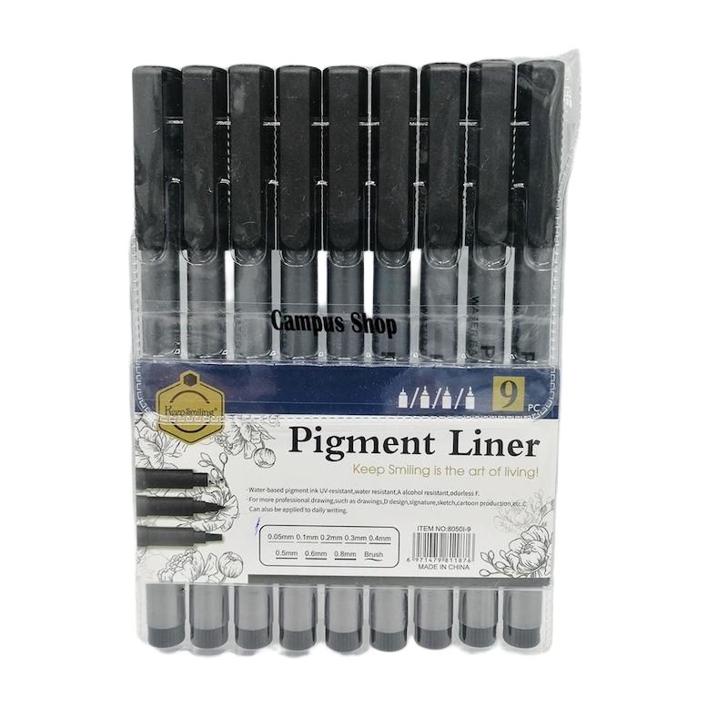 Picture of Keep Smiling Pigment liner 9 pcs set