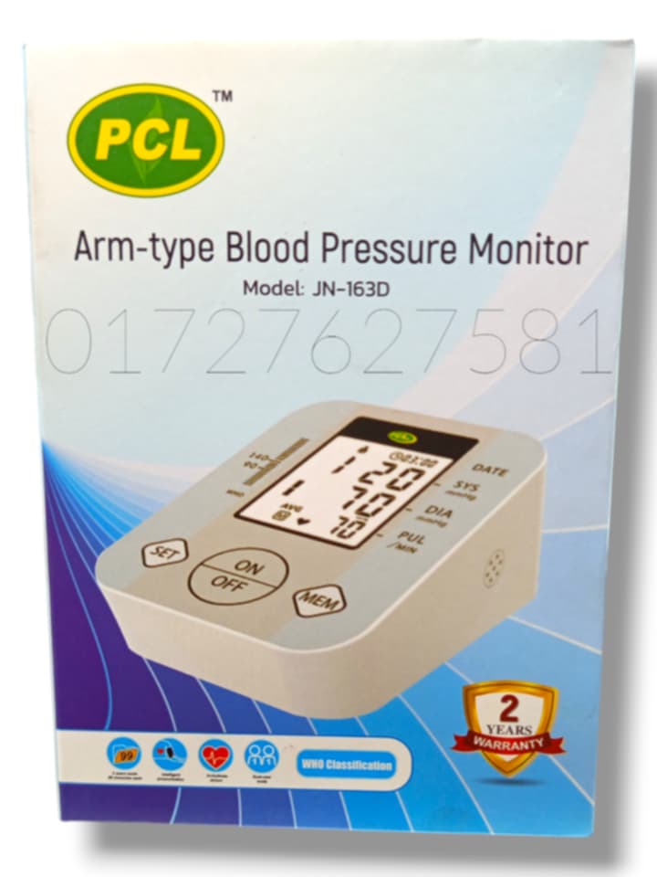 PCL Arm-type Blood Pressure Monitor Model: JN-163D